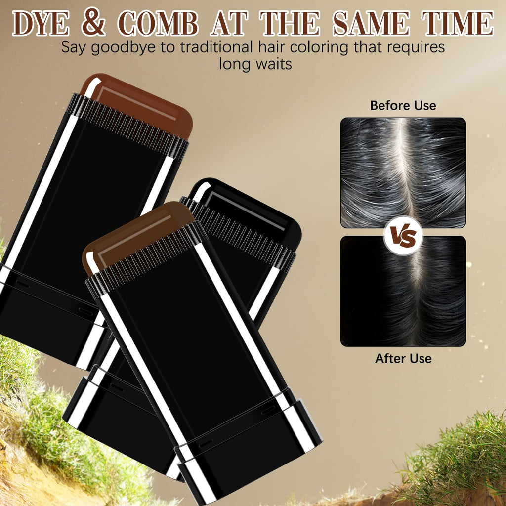 Eliminate Gray and White Hairs , 2 in 1 Instant Dye for Women & Men With Gray/White Hair