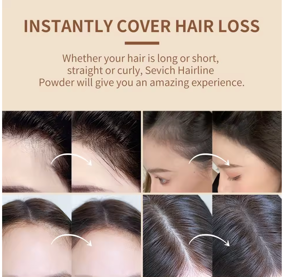 Instant Hairline Powder™ – Bald Spot & Thinning Hair Coverer